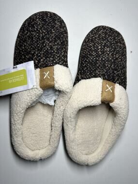 ULTRAIDEAS Men's Warm Fuzzy Slip On Slippers Sherpa Lined House Shoes with Sz 13